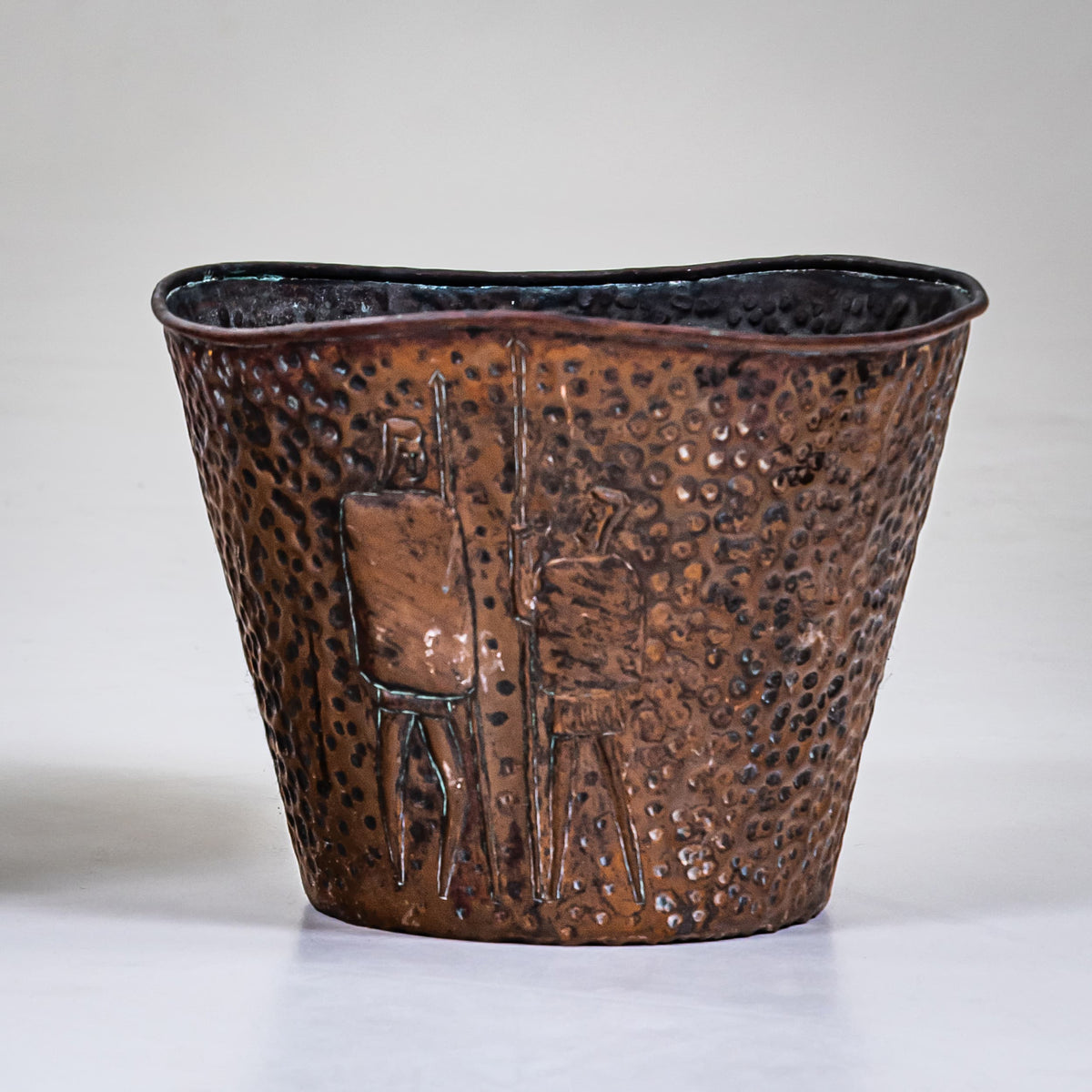 Copper Plant Pots, Italy Mid-20th Century