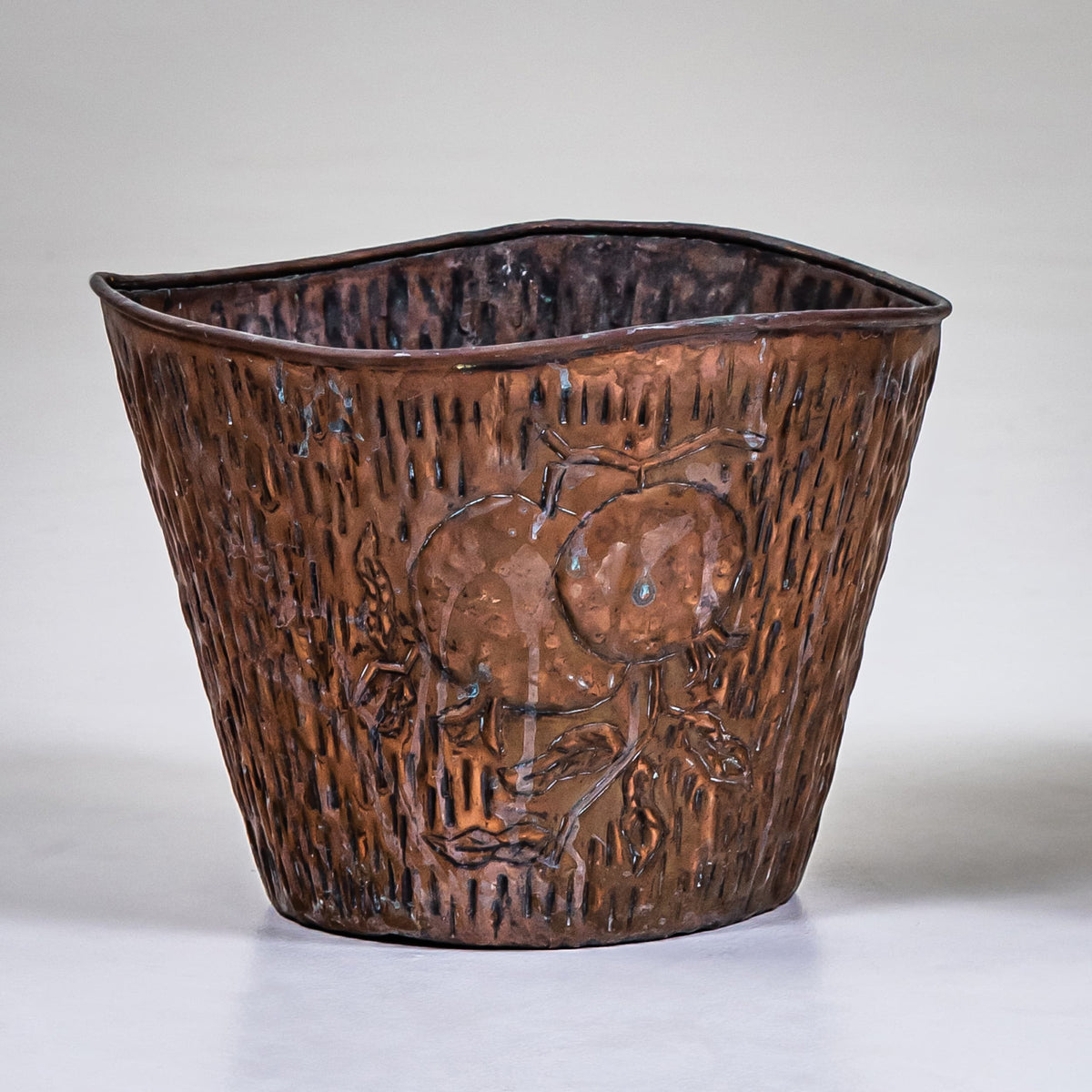 Copper Plant Pots, Italy Mid-20th Century