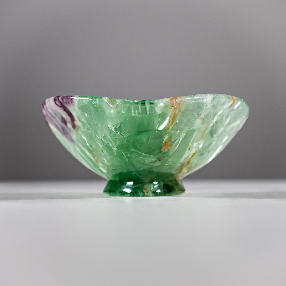 Kleine Schale aus geschliffenem Edelstein von Helmut Wolf, 1960er/70er Jahre