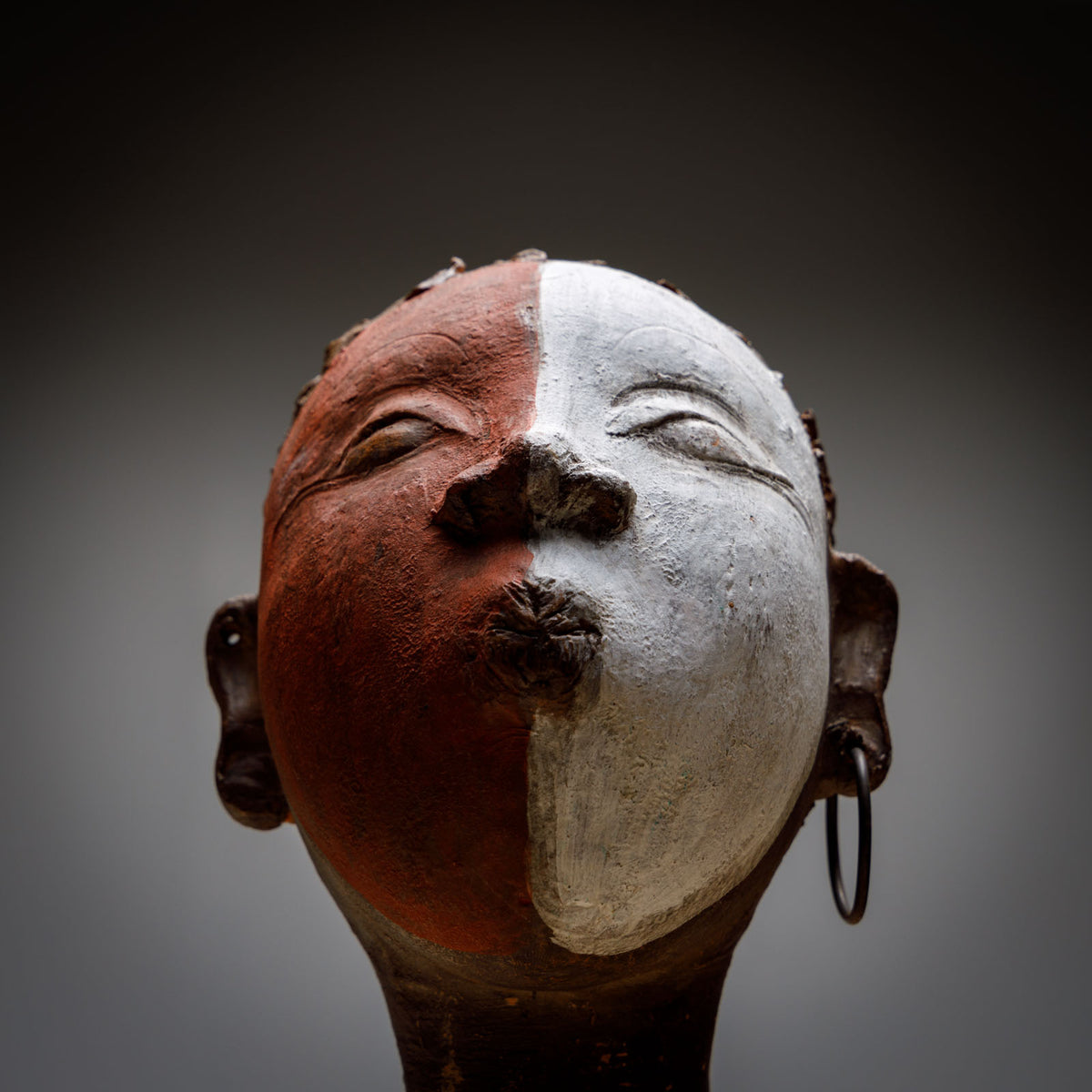 Enrico Zorzato, Head of an African Woman, Terracotta, 21st Century