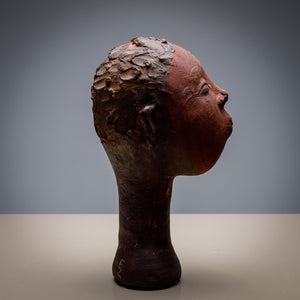 Enrico Zorzato, Head of an African Woman, Terracotta, 21st Century