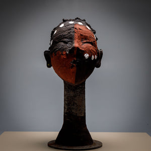 Enrico Zorzato, Head of an African Woman, Terracotta, 21st Century