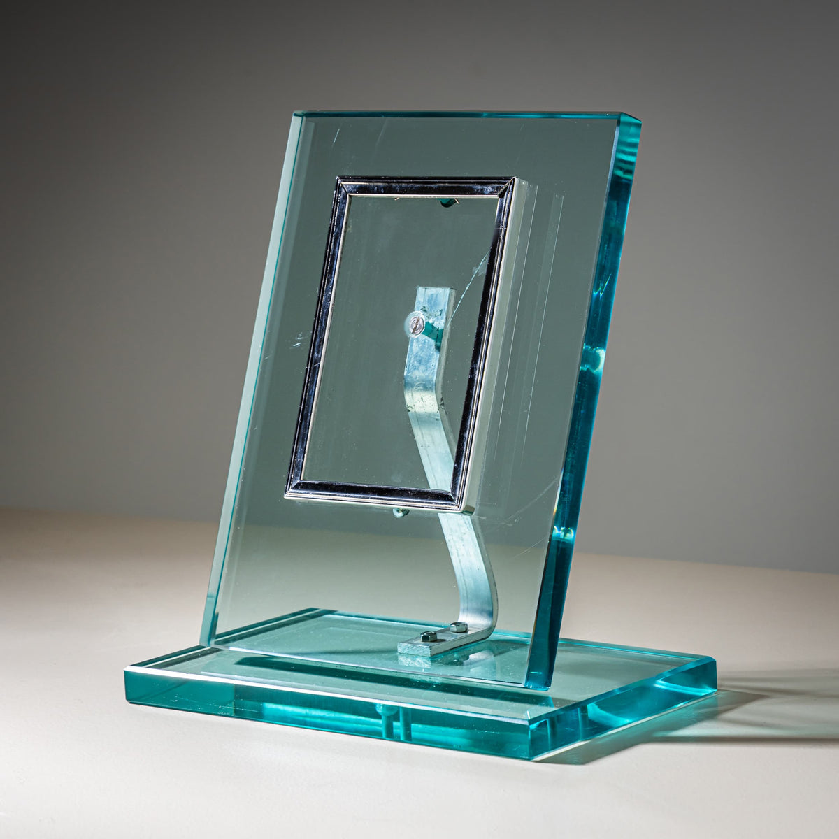 Glass Table Picture Frame, Italy, Mid-20th Century