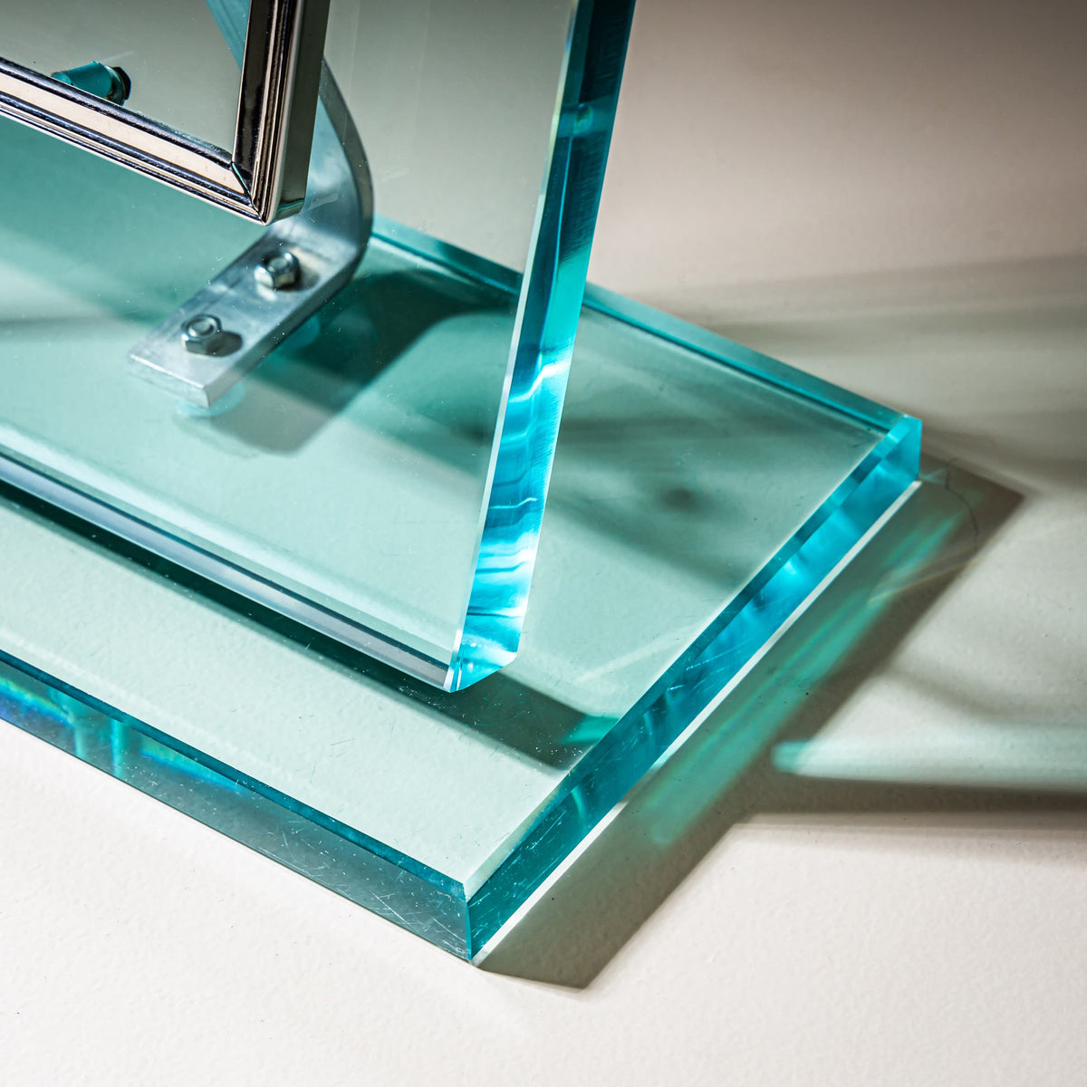 Glass Table Picture Frame, Italy, Mid-20th Century
