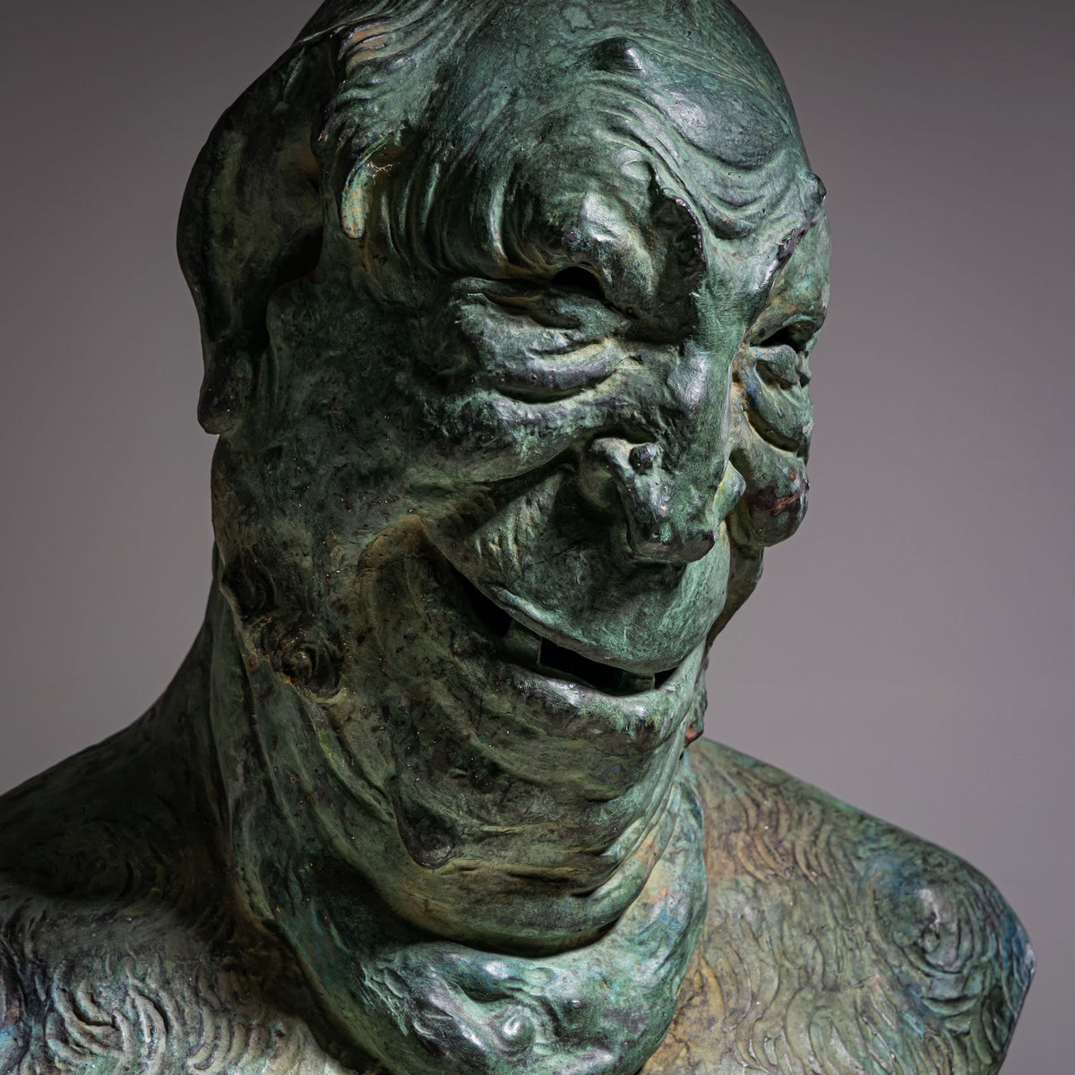 Plaster Bust of a Satyr, 19th / 20th Century