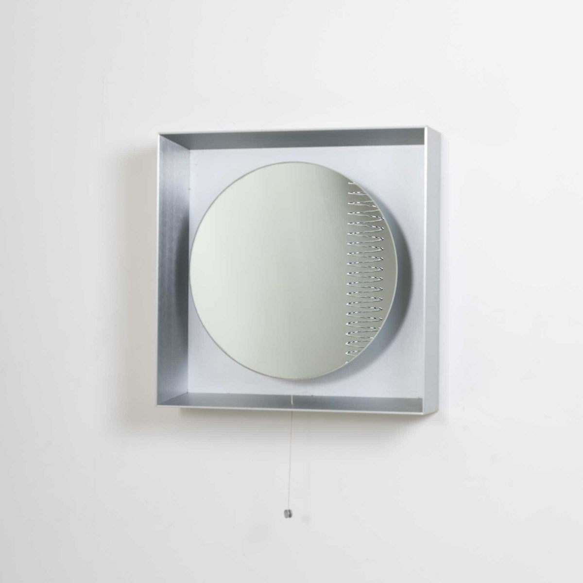 Illuminated wall mirror, probably Italy, 20th century
