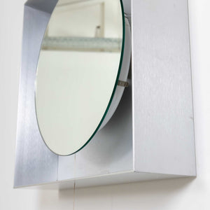 Illuminated wall mirror, probably Italy, 20th century