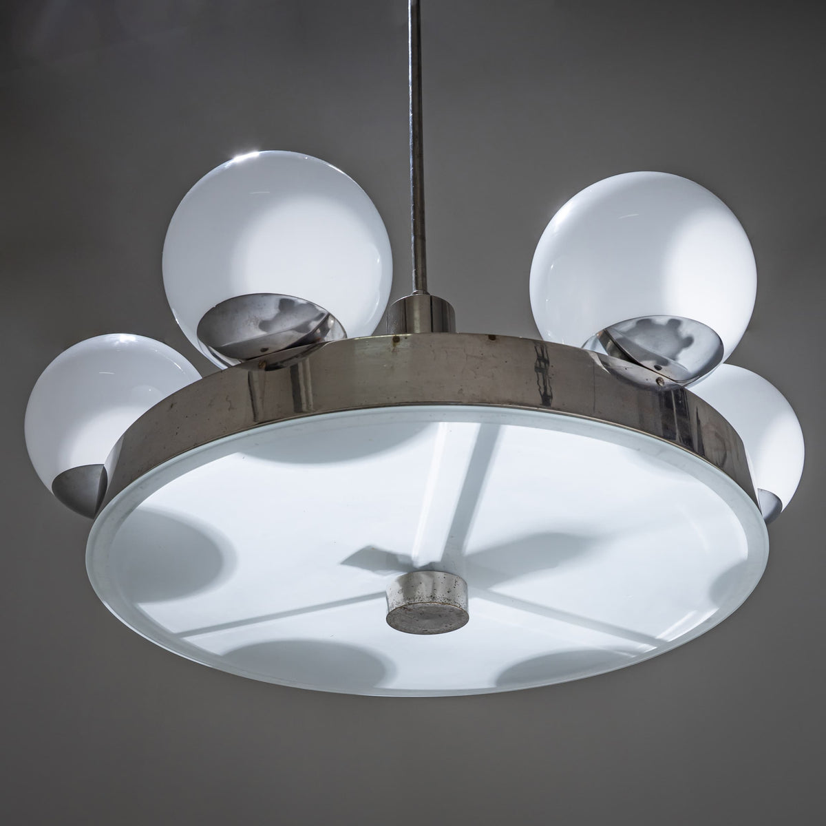 Ceiling chandelier, Bohemia 1930