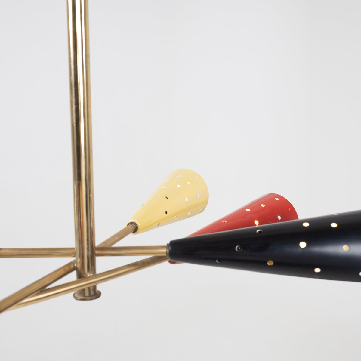Sputnik chandelier, Italy, mid-20th century