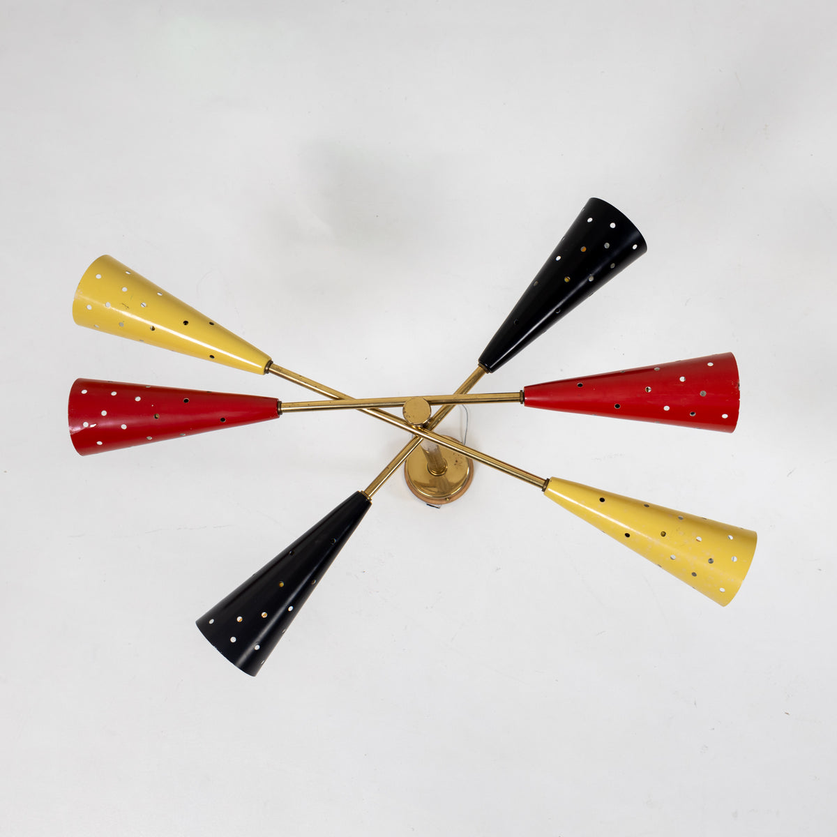 Sputnik chandelier, Italy, mid-20th century