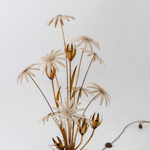 Floor lamp with flowers by Hans Kögl, Germany 1970s