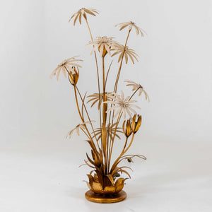 Floor lamp with flowers by Hans Kögl, Germany 1970s