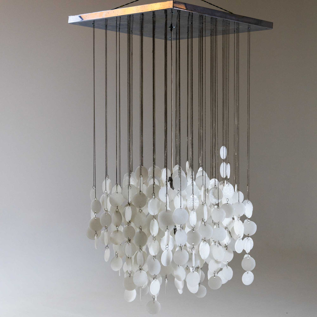 Deckenlampe im Stil von Verner Panton, Mitte 20. Jahrhundert
