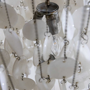 Deckenlampe im Stil von Verner Panton, Mitte 20. Jahrhundert