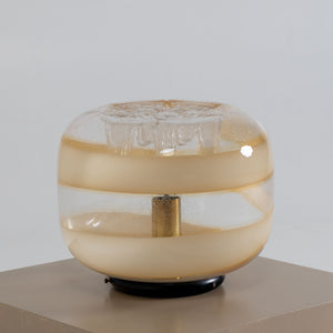 Glass Table Lamp, attr. to Toni Zuccheri, Italy 1960s