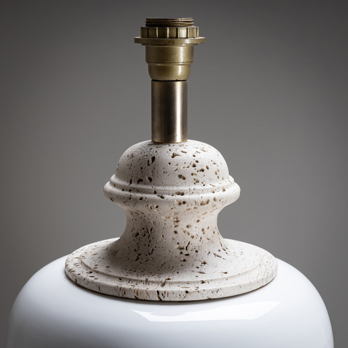 Pair of Ceramic Table Lamps by Ceramiche Zaccagnini, Italy, 20th Century
