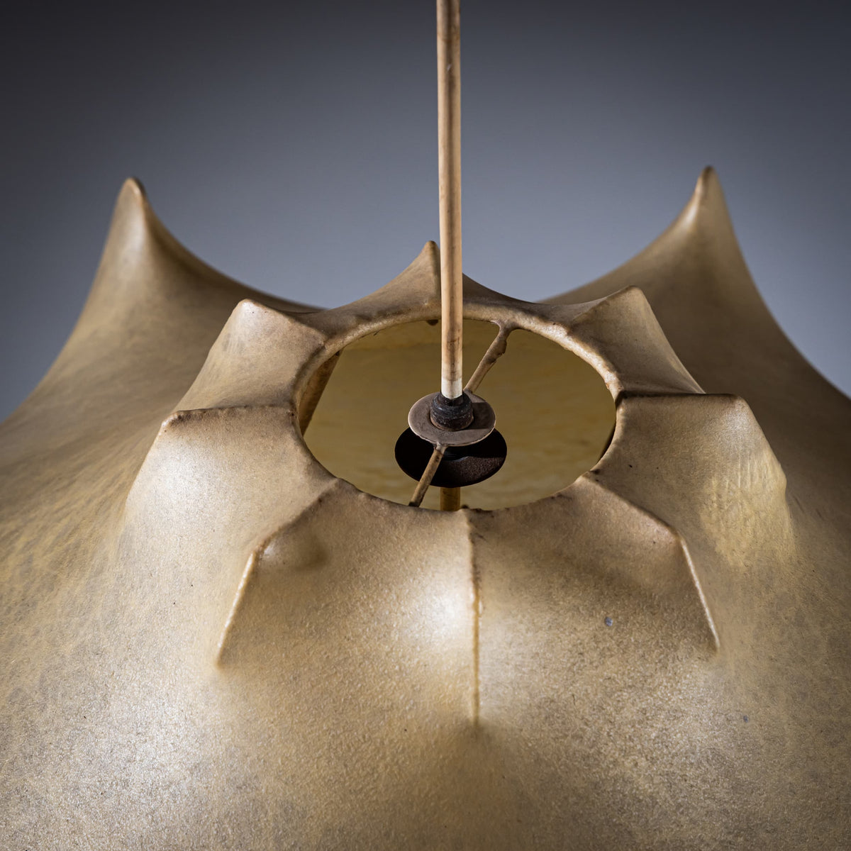 Paar Viscontea Cocoon Pendelleuchten von Achille und Pier Giacomo Castiglioni für Flos, Italien, 1960er Jahre