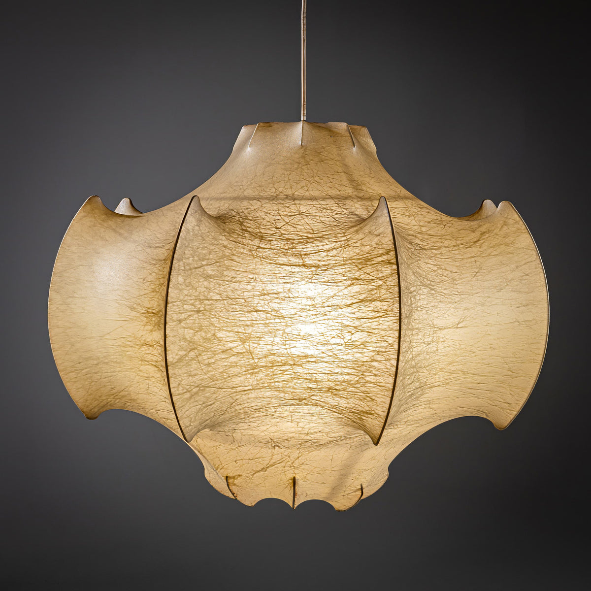 Paar Viscontea Cocoon Pendelleuchten von Achille und Pier Giacomo Castiglioni für Flos, Italien, 1960er Jahre