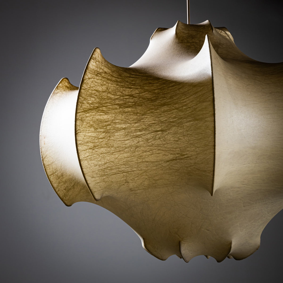 Paar Viscontea Cocoon Pendelleuchten von Achille und Pier Giacomo Castiglioni für Flos, Italien, 1960er Jahre