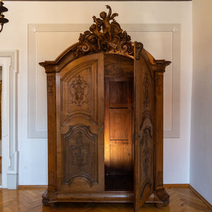 Baroque Armoire in Oak, 18th / 20th century