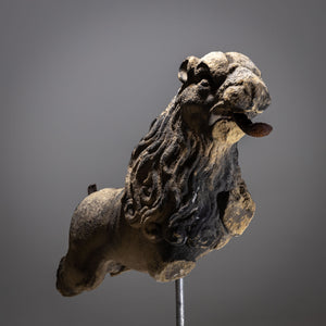 Fragment of a Lion made of sandstone, 17th Century