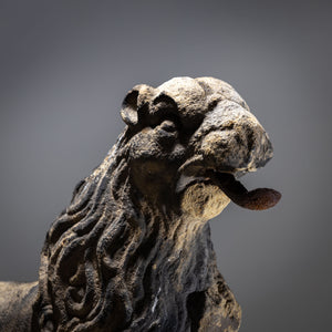 Fragment eines Löwen aus Sandstein, 17. Jahrhundert