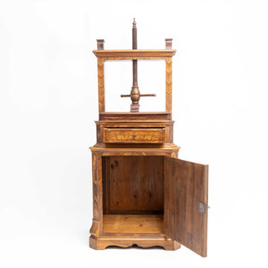 Linen Press with Spindle, 18th Century