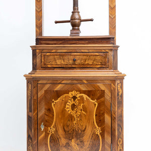 Linen Press with Spindle, 18th Century