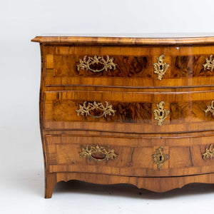 Baroque Chest of Drawers with three Drawers, Dresden / Germany Mid-18th Century