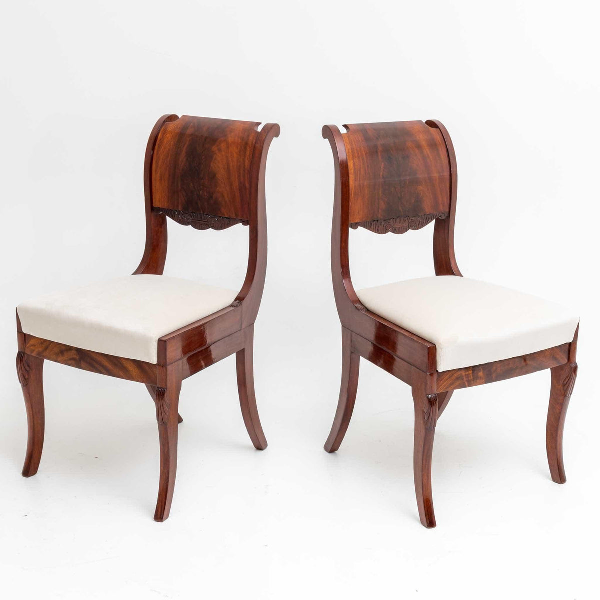 Pair of Chairs, Baltic States, around 1830 - Ehrl Fine Art & Antiques
