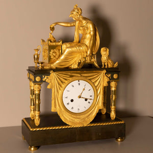 Fire-gilt Mantel Clock, France / Paris circa 1830
