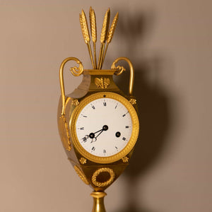 Charles X Fire-gilt Mantle Clock, France 1830s