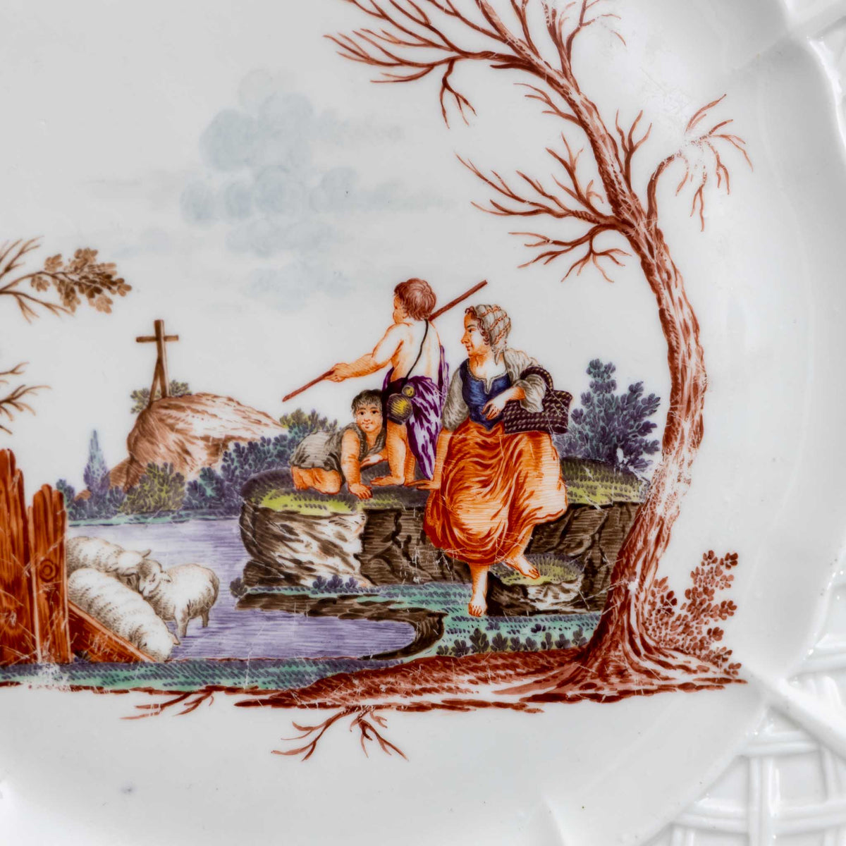 Two Porcelain Plates, Nymphenburg, c. 1770-75