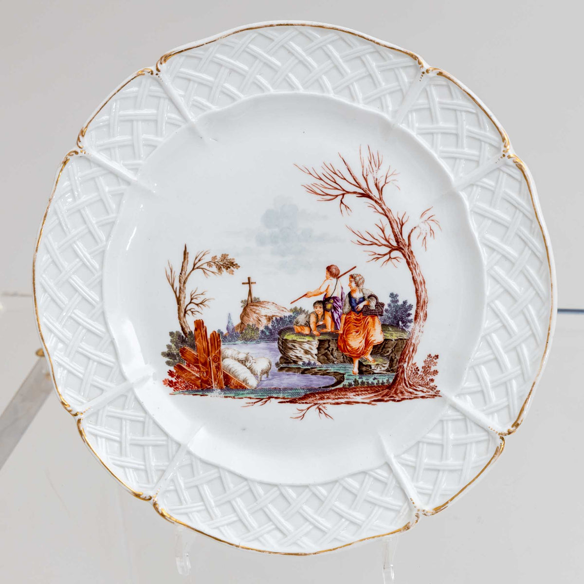 Two Porcelain Plates, Nymphenburg, c. 1770-75