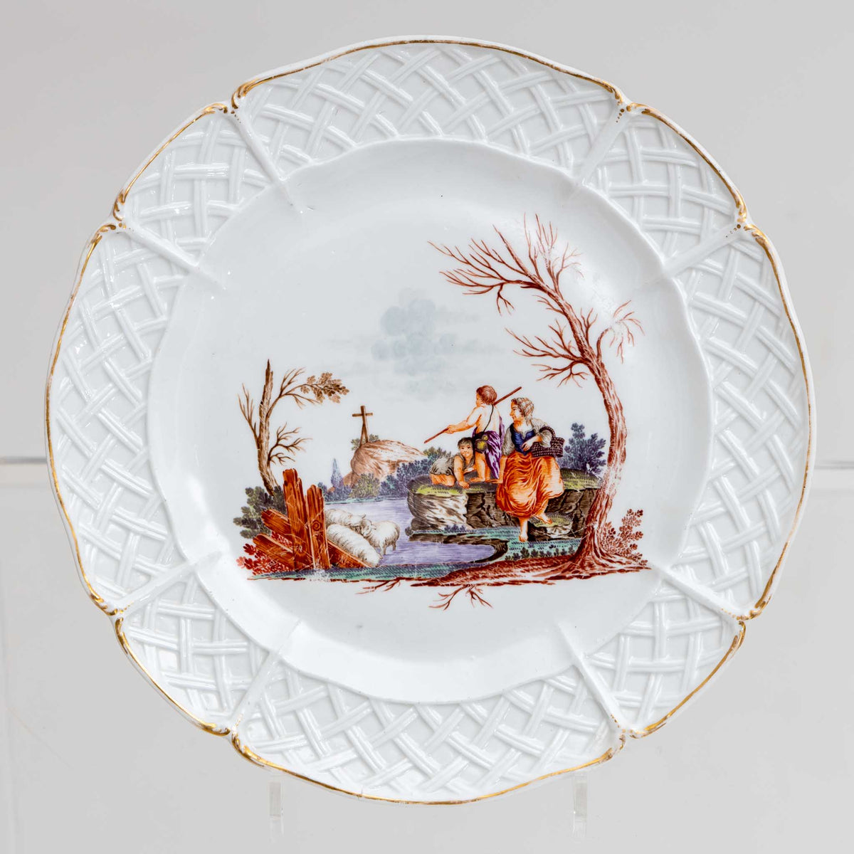 Two Porcelain Plates, Nymphenburg, c. 1770-75