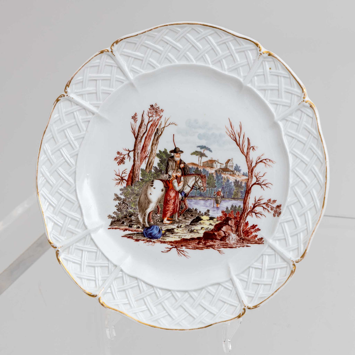 Two Porcelain Plates, Nymphenburg, c. 1770-75