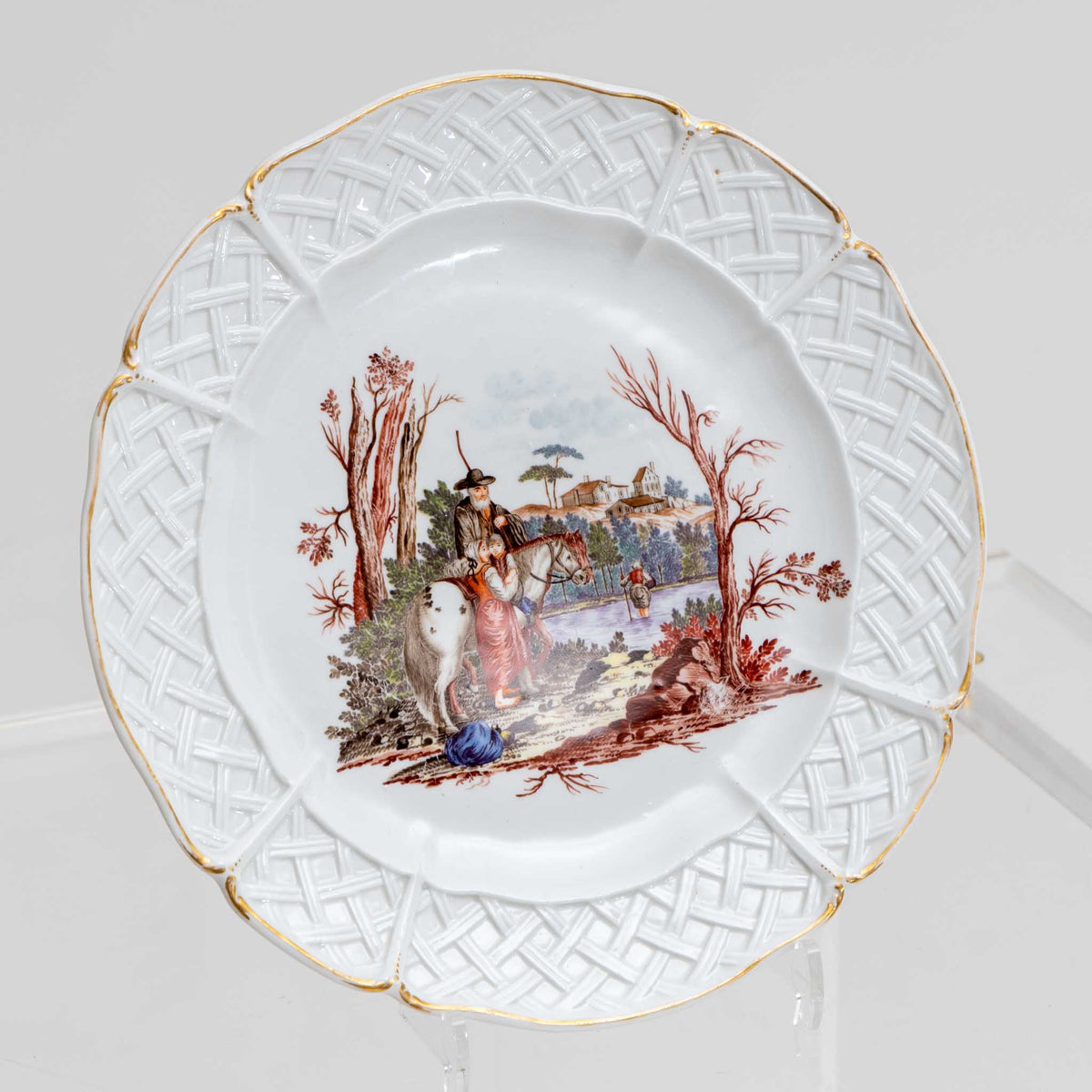 Two Porcelain Plates, Nymphenburg, c. 1770-75