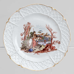 Two Porcelain Plates, Nymphenburg, c. 1770-75