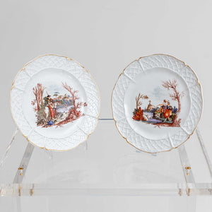 Two Porcelain Plates, Nymphenburg, c. 1770-75