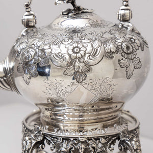 Silver Teapot with Stand, T. Heming and S. Whitford, London 1750 / 1818