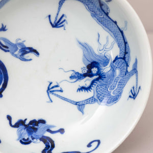 Porcelain bowl with dragon decoration, 長 富 春 貴, Qianlong, 1735-1796