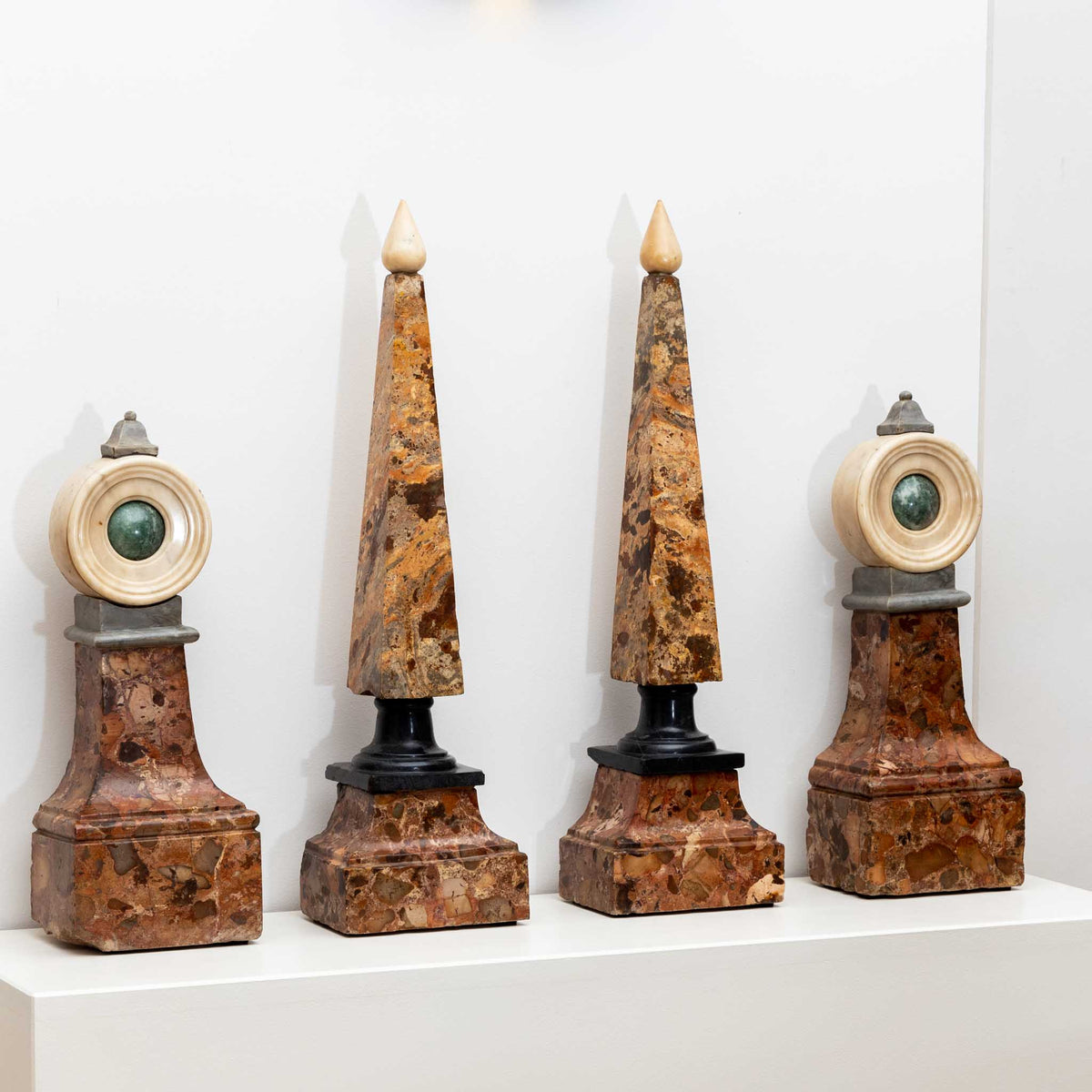 Marble obelisks, 19th century