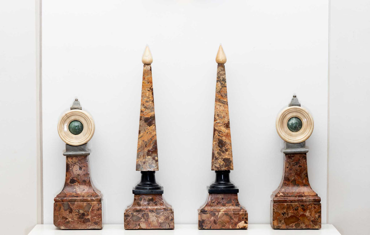 Marble obelisks, 19th century