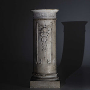 Marble Column with Attributes of Mercury, Italy, probably Florence, early 19th Century