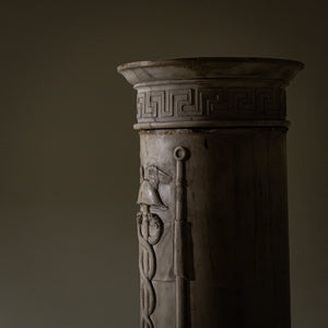 Marble Column with Attributes of Mercury, Italy, probably Florence, early 19th Century
