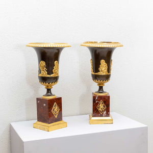 Empire Vases, German, Early 19th Century