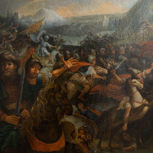 Painting of a battle, 18th Century