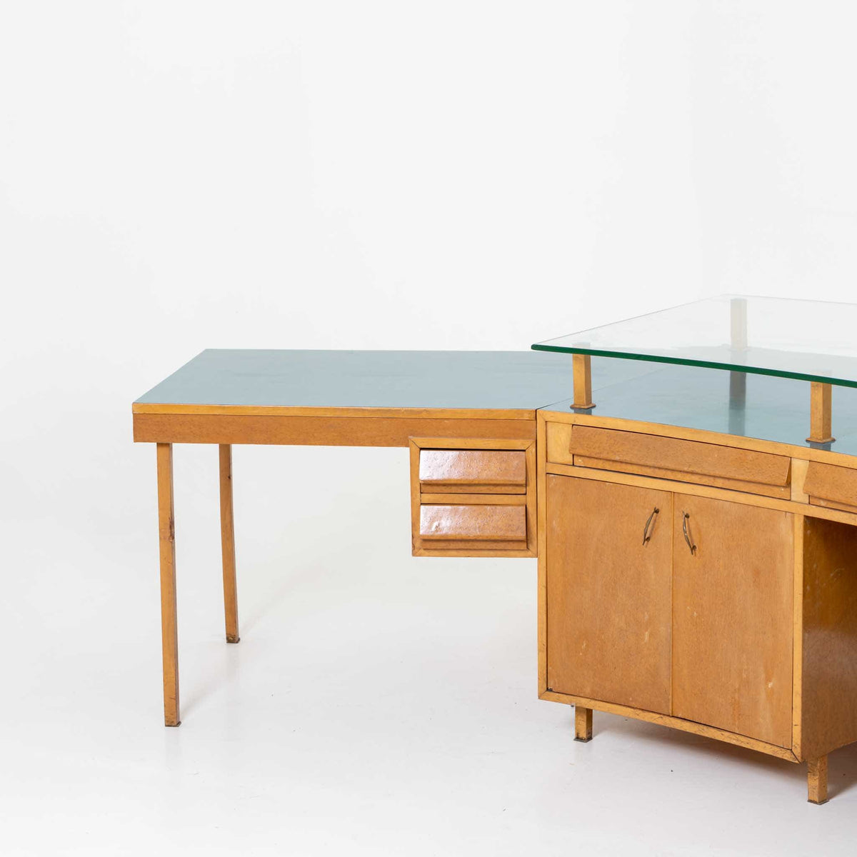 Studio Schreibtisch, Entwurf Vittorio Armellini, Italien Mitte 20. Jahrhundert