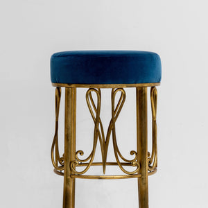 Bar Stool in style Maison Jansen, probably France Mid-20th Century