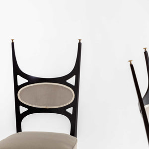 Dining Room Chairs in the style of Paolo Buffa, Italy 1950s